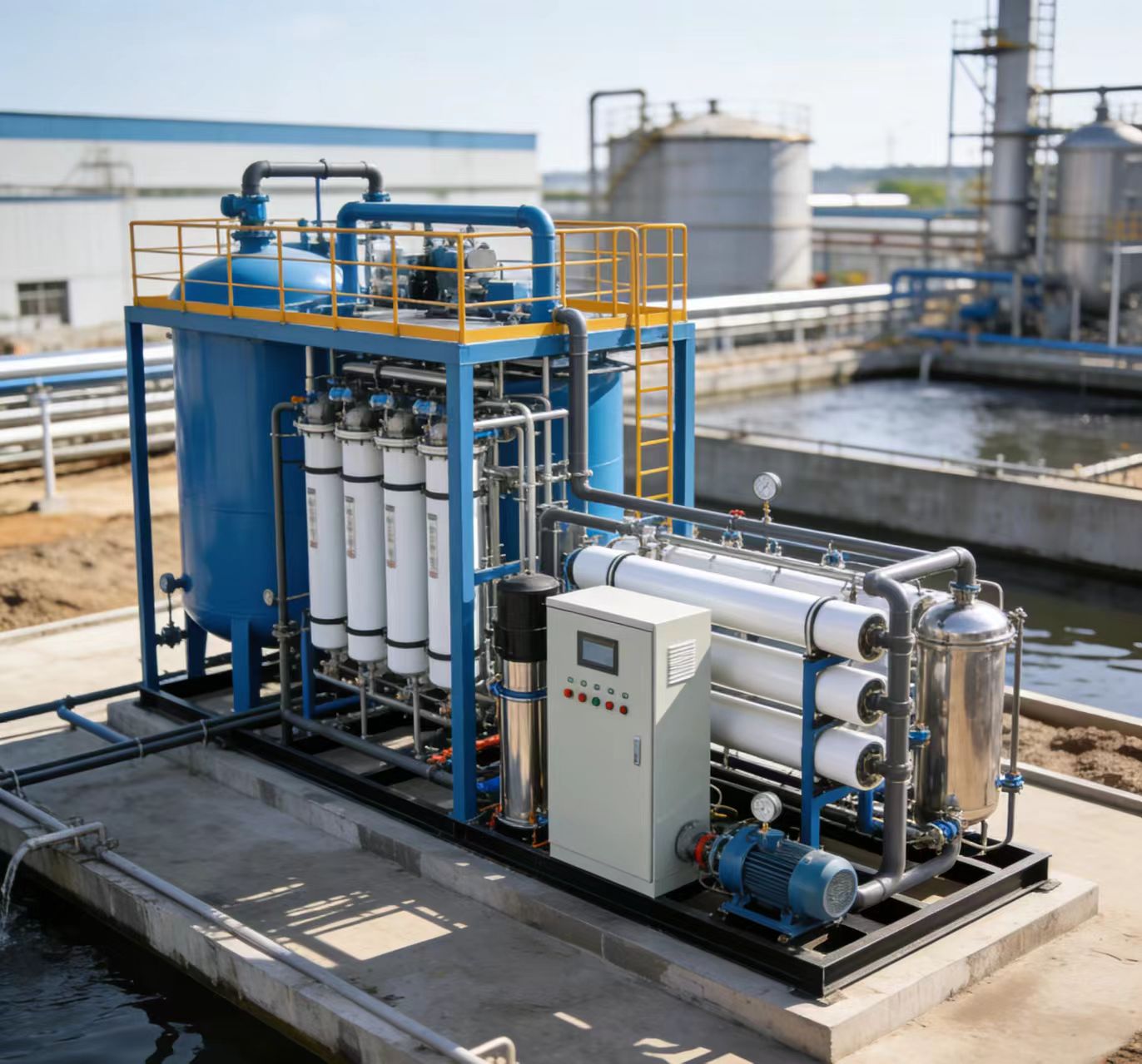 高盐废水分质资源化处理系统